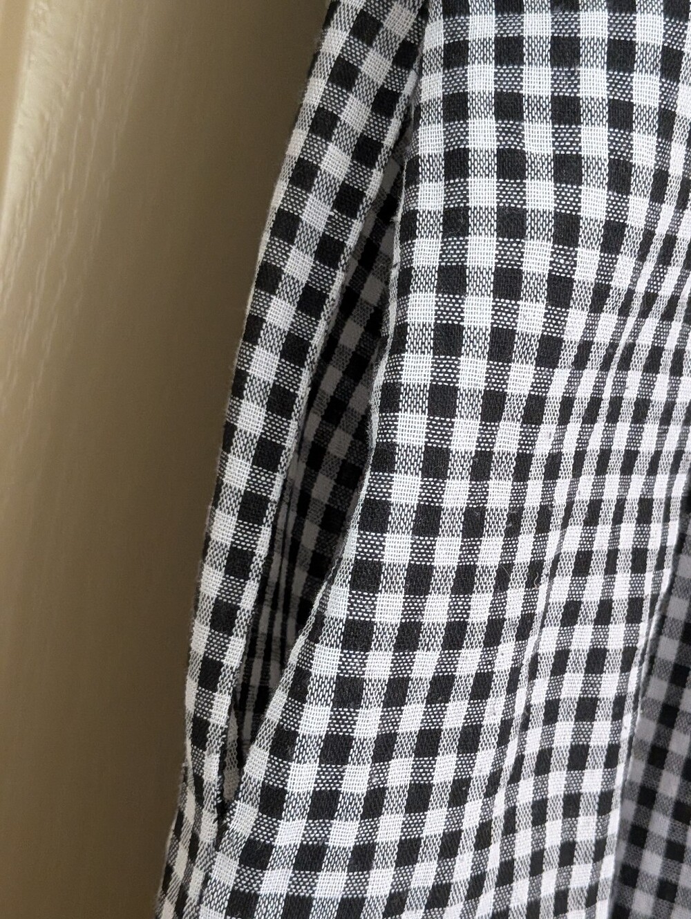 Tuckernuck Pomander Place Black Gingham Finley Flutter Sleeve Dress Small - Picture 7 of 10